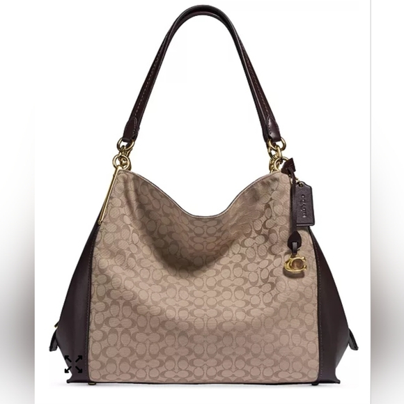 Coach Handbags - Coach Signature Jaquard Dalton 31
